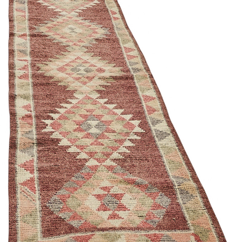 Alfombra Vintage de pasillo - 85 cm x 352 cm - K0085134