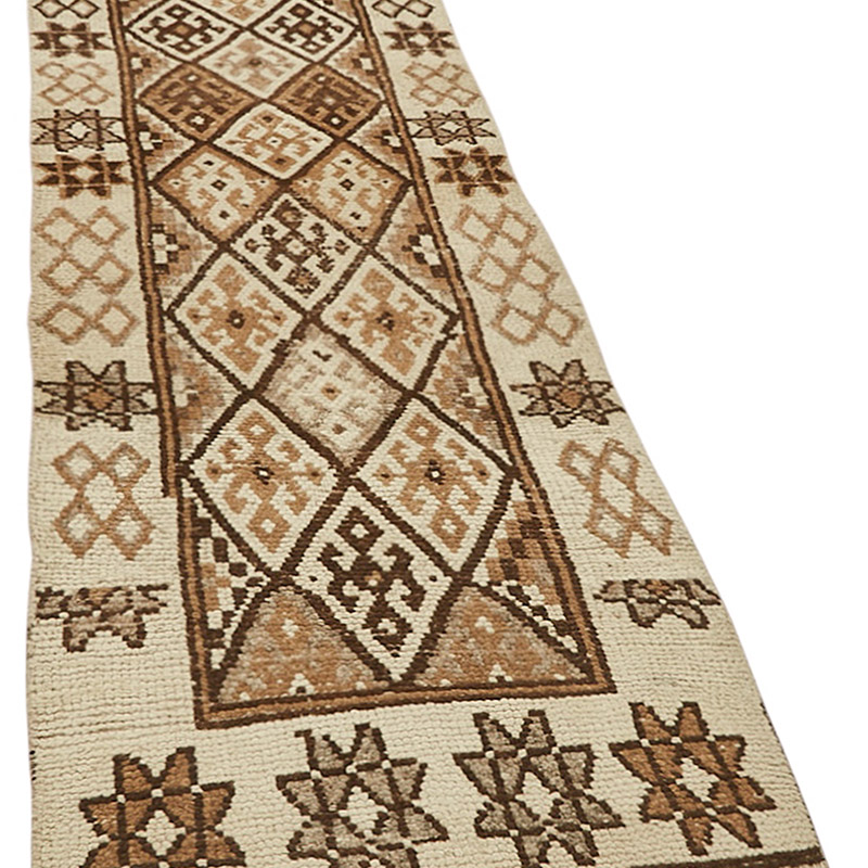 Vintage Tribal Runner Rug - 2' 9" x 11' 1" (33" x 133") - K0085138