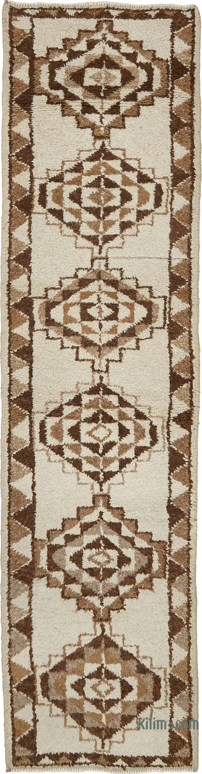 Vintage Tribal Runner Rug - 2' 7" x 10' 6" (31" x 126") - K0085140