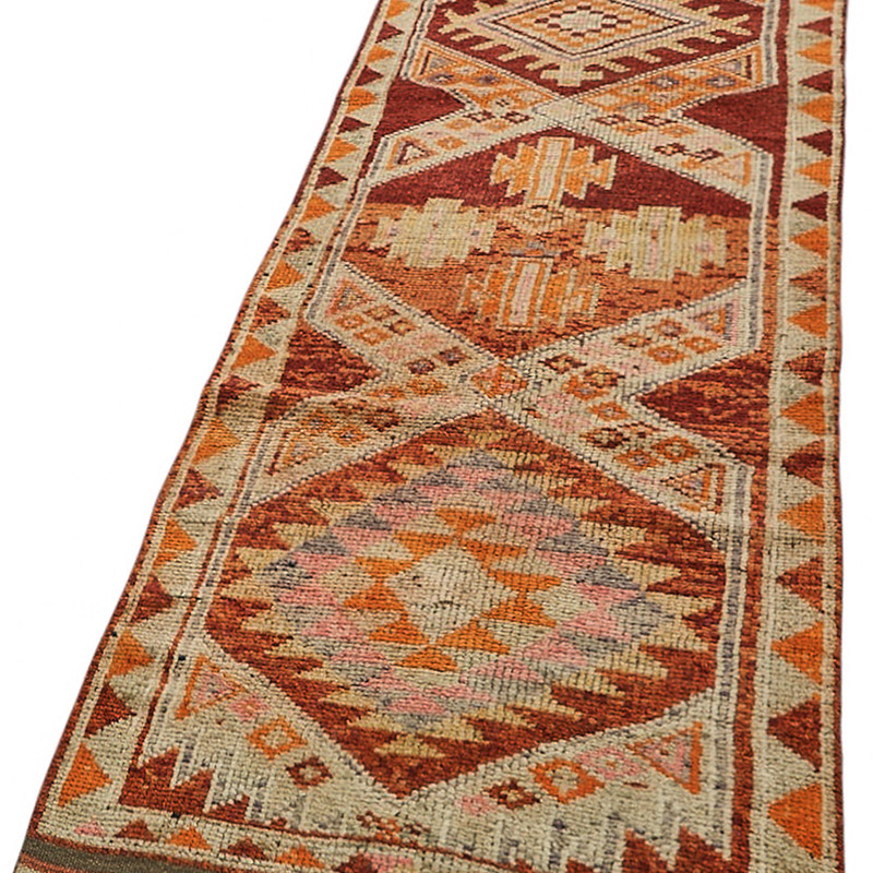 Alfombra Vintage de pasillo - 93 cm x 382 cm - K0085142