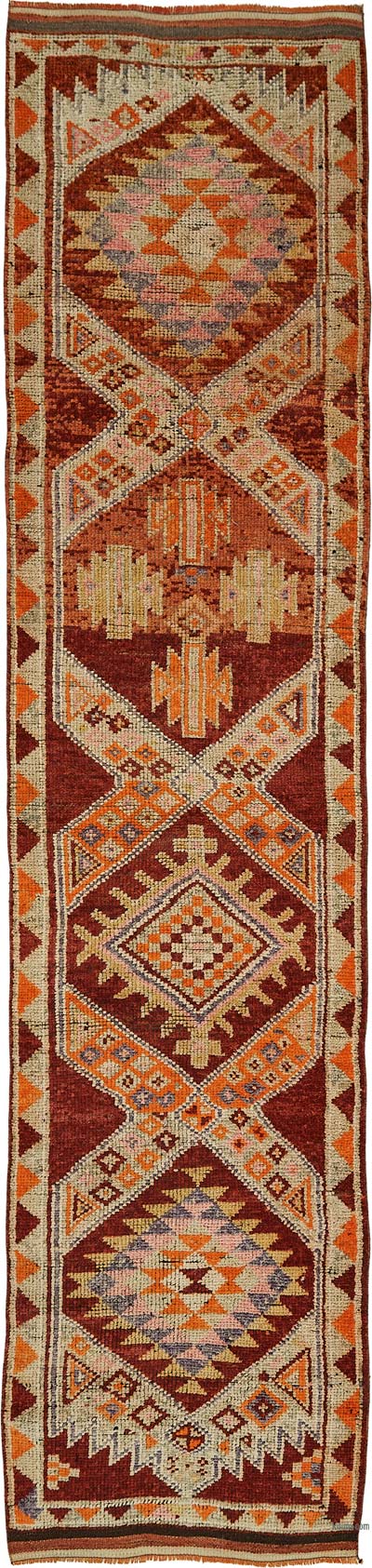 Alfombra Vintage de pasillo - 93 cm x 382 cm