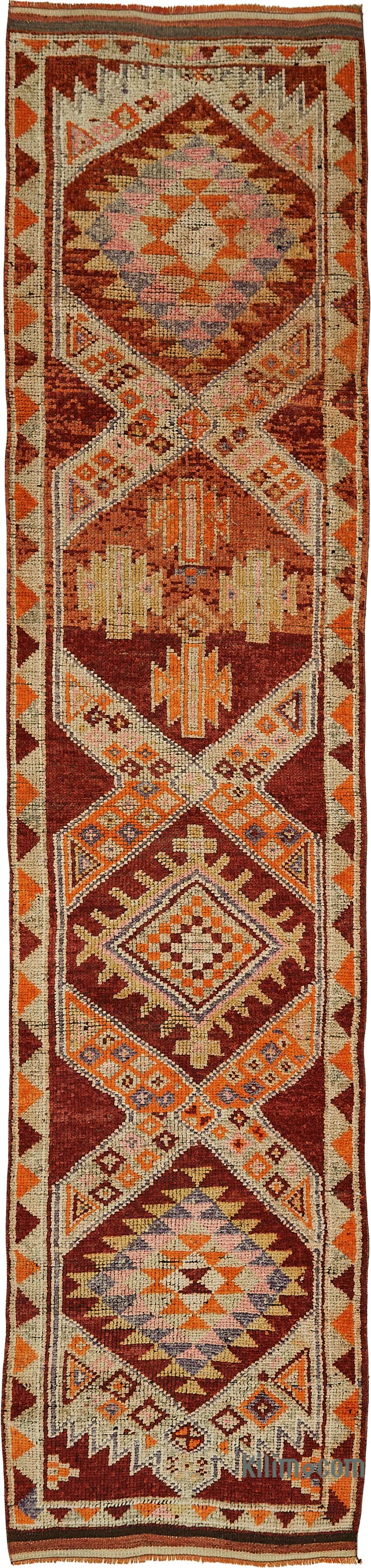 Alfombra Vintage de pasillo - 93 cm x 382 cm - K0085142