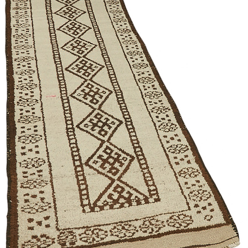 Vintage Tribal Runner Rug - 3' 2" x 11' 10" (38" x 142") - K0085143