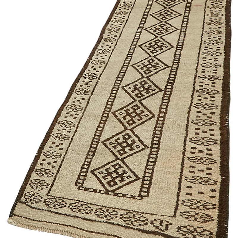 Vintage Tribal Runner Rug - 3' 2" x 11' 10" (38" x 142") - K0085143