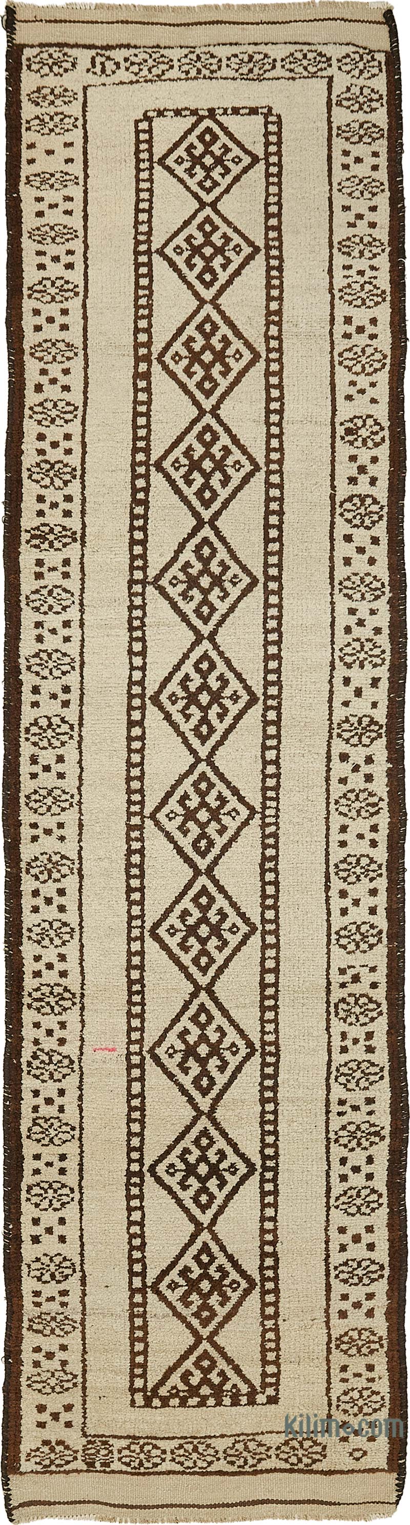 Vintage Tribal Runner Rug - 3' 2" x 11' 10" (38" x 142") - K0085143