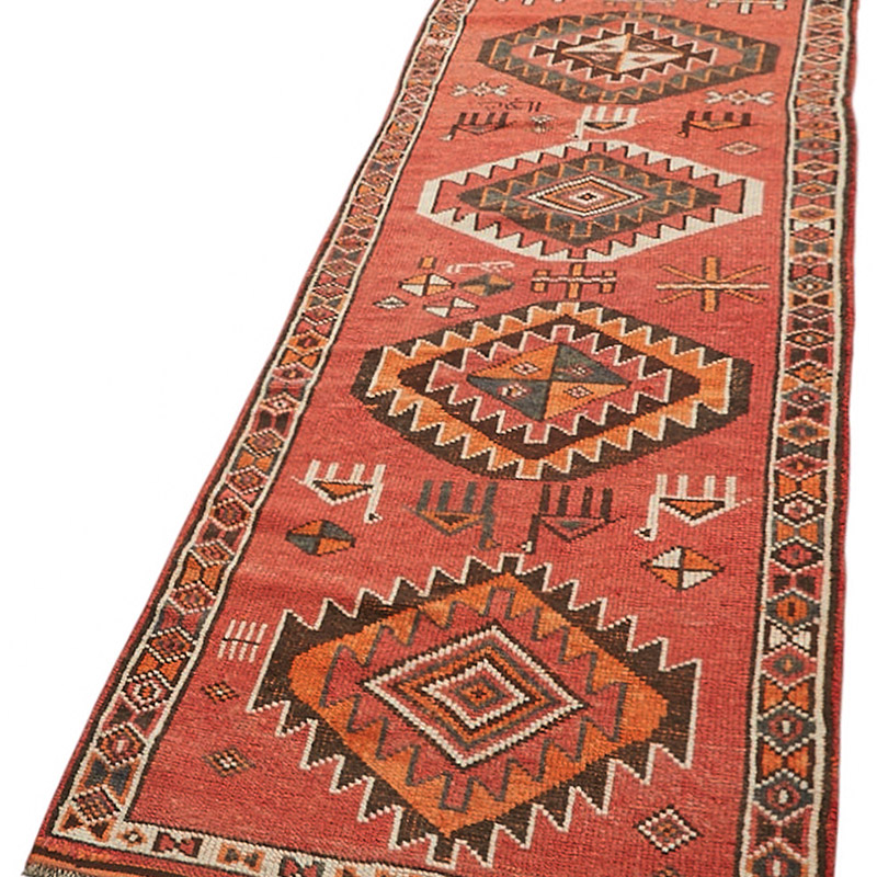 Alfombra Vintage de pasillo - 92 cm x 410 cm - K0085144