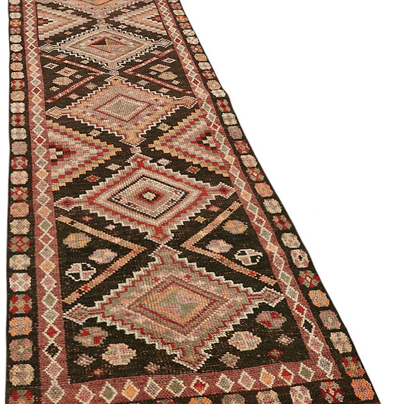 Alfombra Vintage de pasillo - 94 cm x 414 cm - K0085147