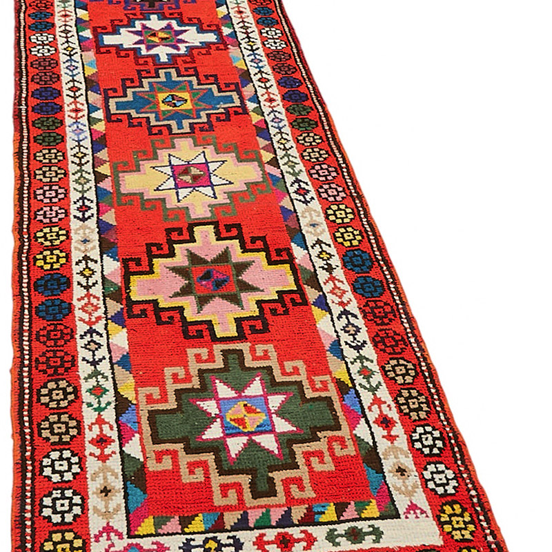 Vintage Tribal Runner Rug - 2' 11" x 11' 10" (35" x 142") - K0085150