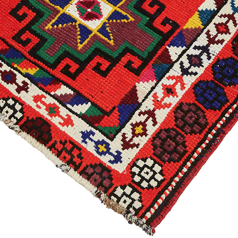 Vintage Tribal Runner Rug - 2' 11" x 11' 10" (35" x 142") - K0085150