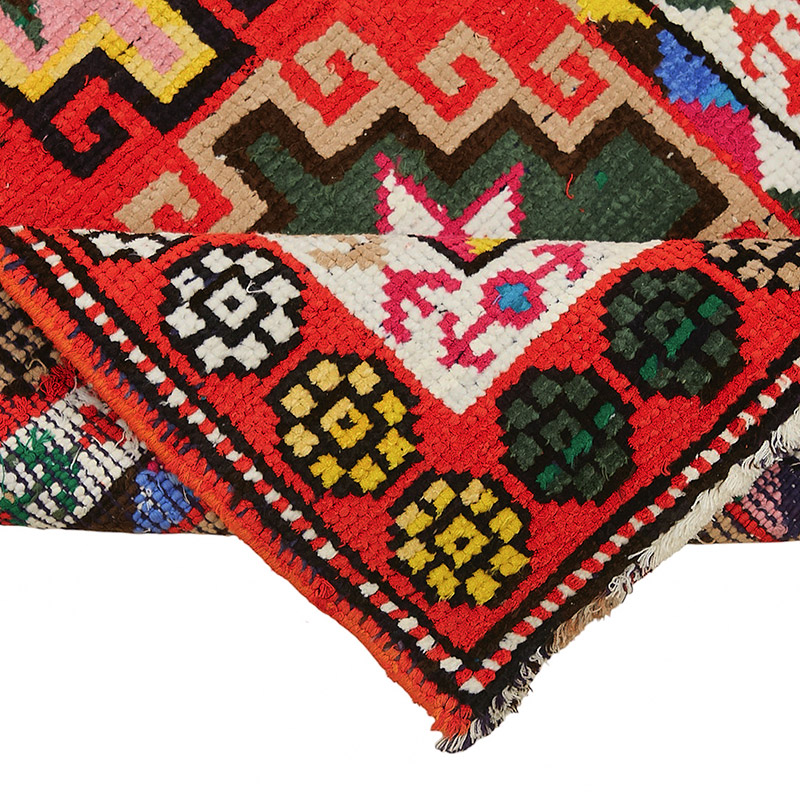 Vintage Tribal Runner Rug - 2' 11" x 11' 10" (35" x 142") - K0085150
