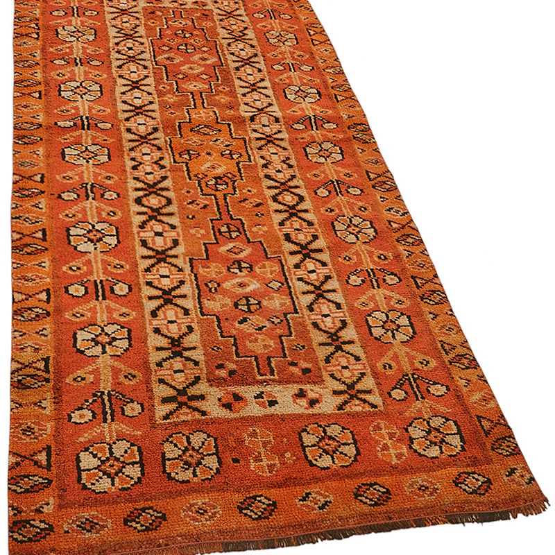 Vintage Tribal Runner Rug - 3' 2" x 7' 7" (38" x 91") - K0085151