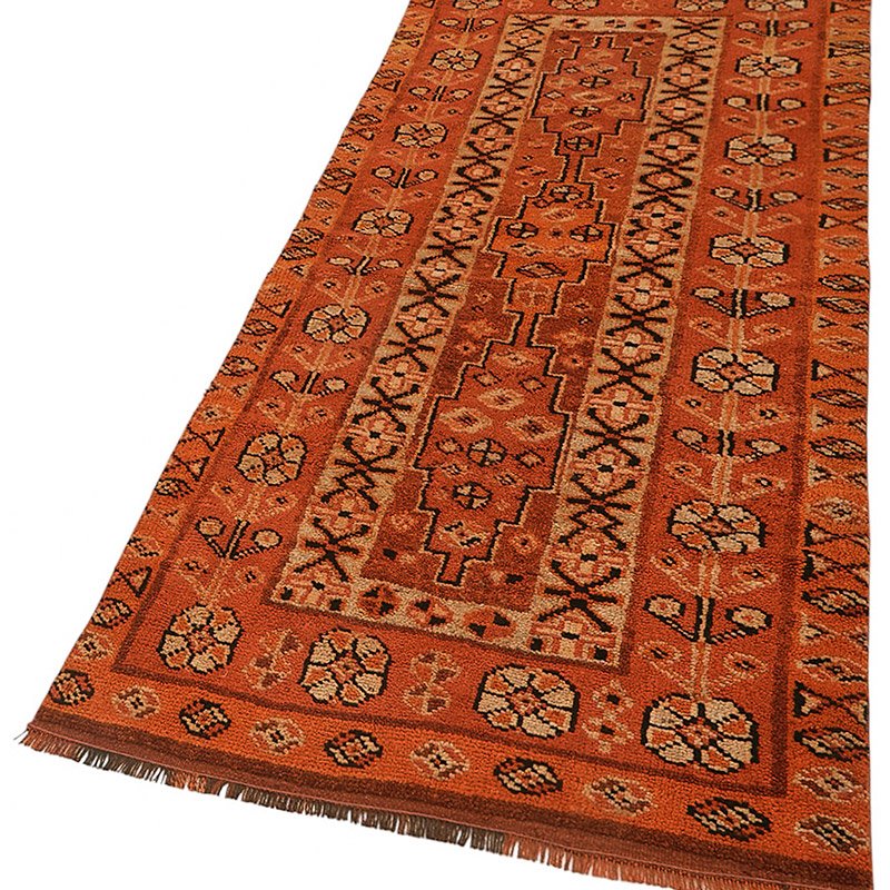 Vintage Tribal Runner Rug - 3' 2" x 7' 7" (38" x 91") - K0085151