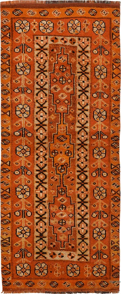 Vintage Anadolu Yolluk - 96 cm x 230 cm