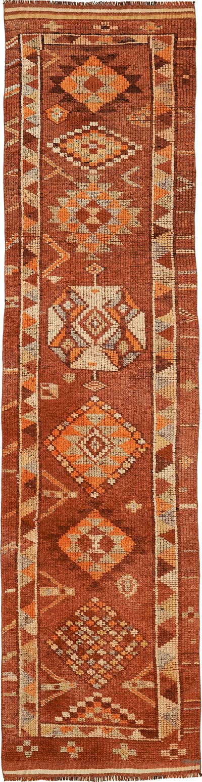 Vintage Anadolu Yolluk - 78 cm x 336 cm