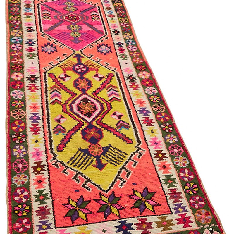Vintage Anadolu Yolluk - 84 cm x 322 cm - K0085155