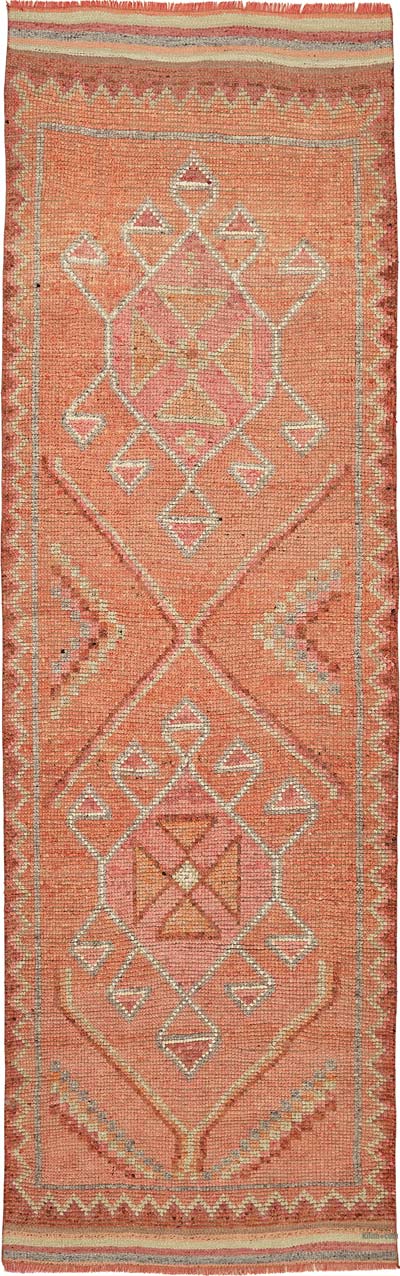Vintage Tribal Runner Rug - 3' 3" x 10' 5" (39" x 125")