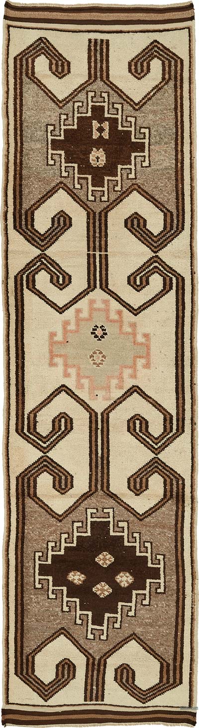 Vintage Tribal Runner Rug - 3' 3" x 12' 3" (39" x 147")