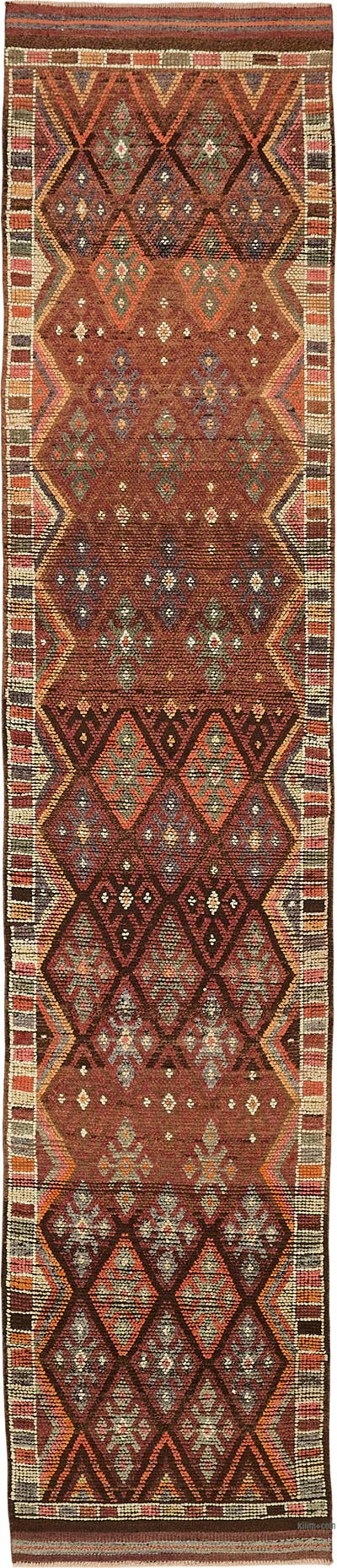 Vintage Anadolu Yolluk - 86 cm x 411 cm