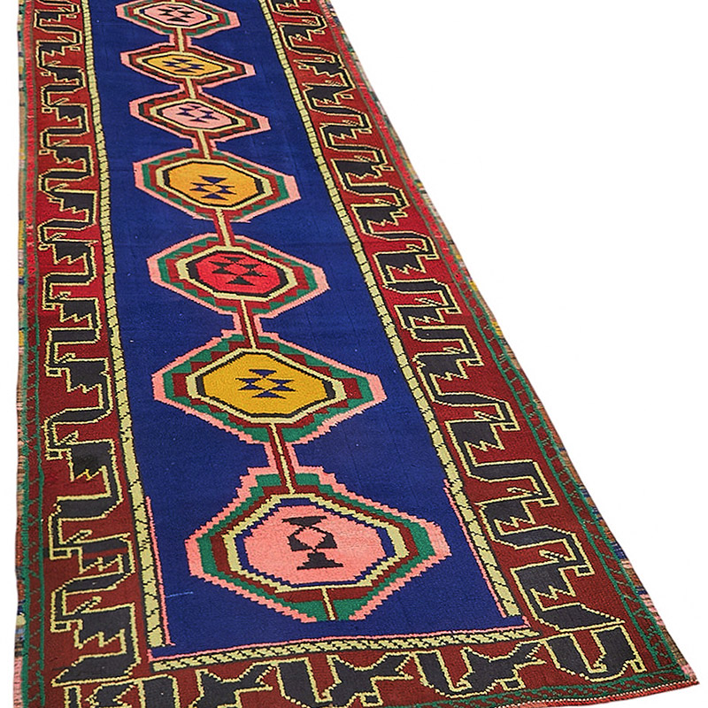 Vintage Tribal Runner Rug - 3' 1" x 10' 8" (37" x 128") - K0085163