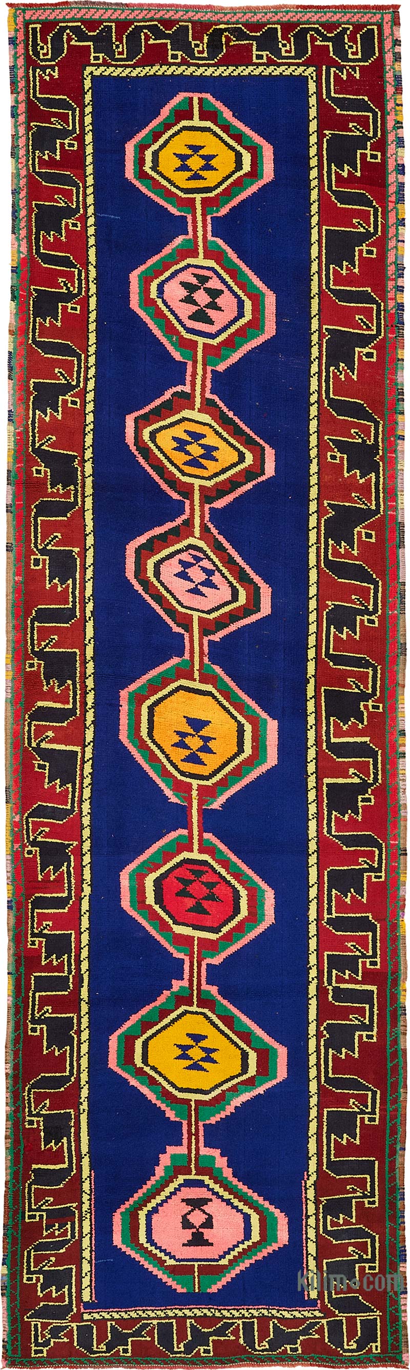 Vintage Tribal Runner Rug - 3' 1" x 10' 8" (37" x 128") - K0085163