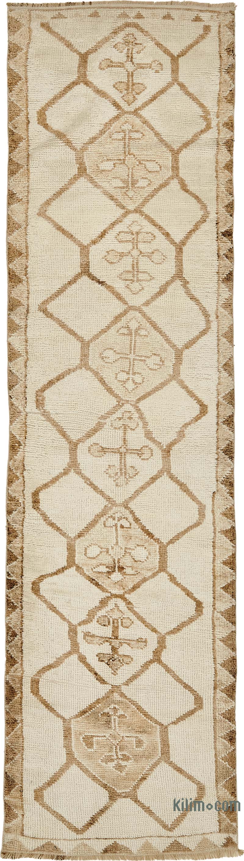 Vintage Tribal Runner Rug - 2' 11" x 11' 11" (35" x 143") - K0085165