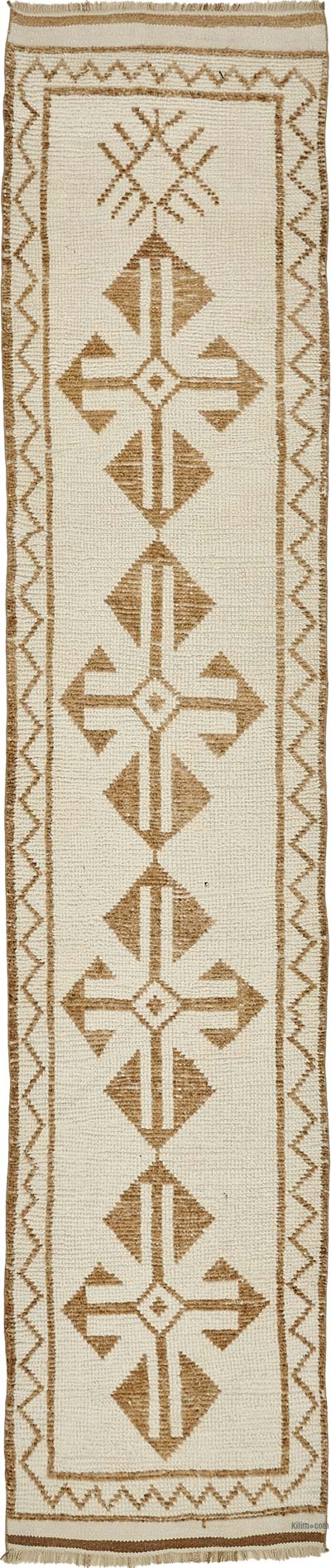 Vintage Tribal Runner Rug - 2' 11" x 14' 4" (35" x 172")