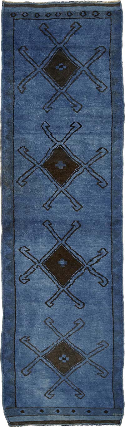 Alfombra Vintage de pasillo - 95 cm x 360 cm