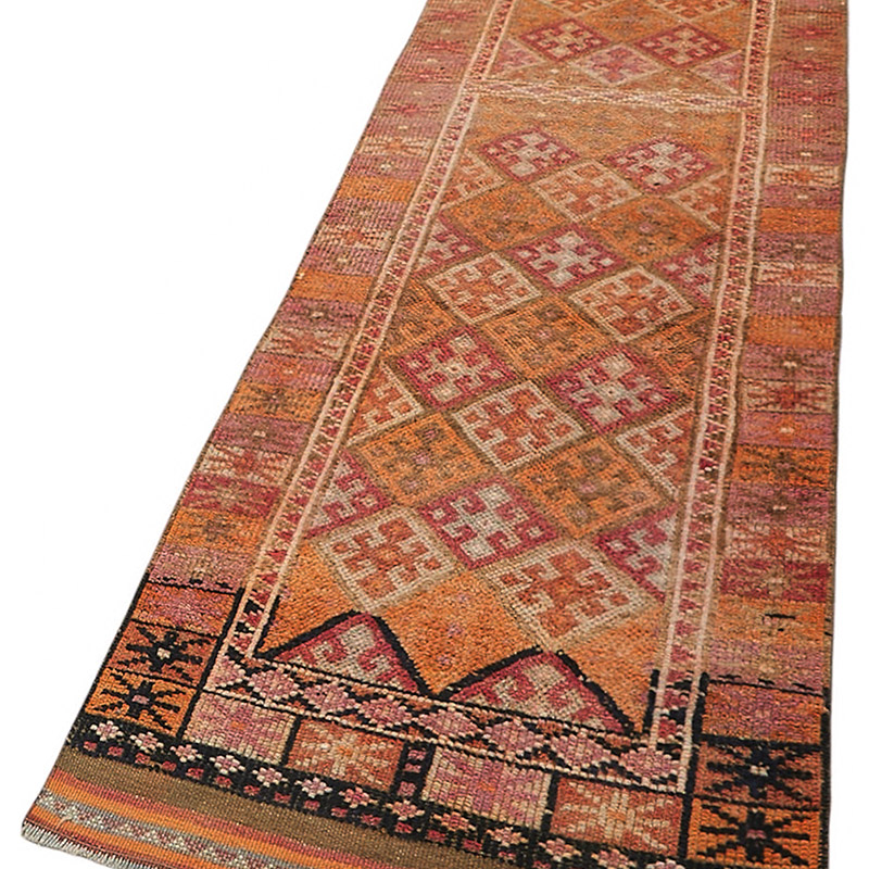 Alfombra Vintage de pasillo - 86 cm x 390 cm - K0085173