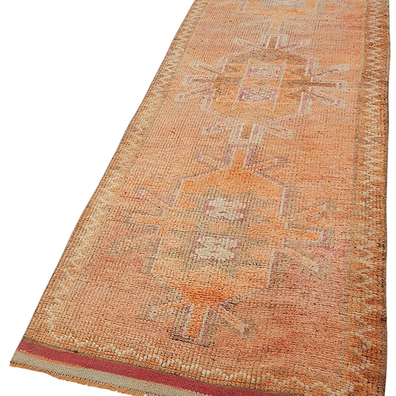 Vintage Tribal Runner Rug - 3' 2" x 10' 6" (38" x 126") - K0085183