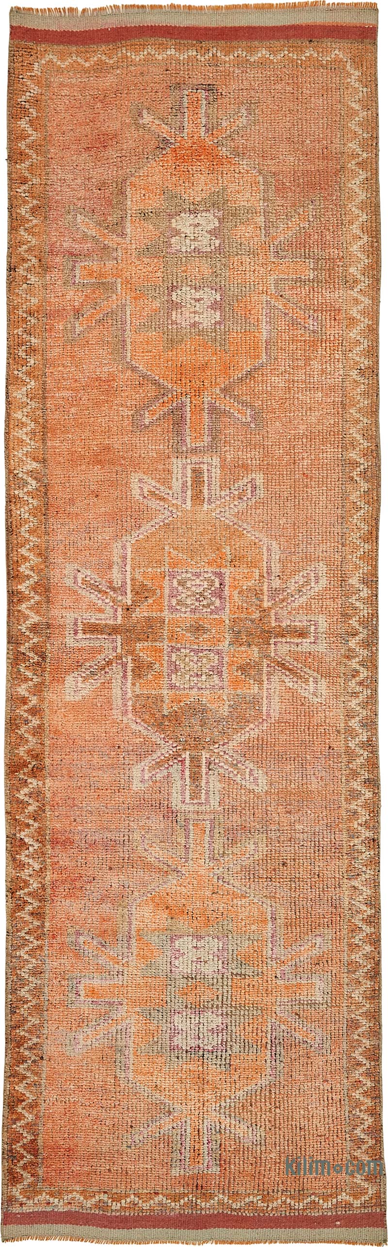 Vintage Tribal Runner Rug - 3' 2" x 10' 6" (38" x 126") - K0085183