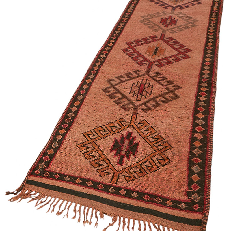 Vintage Tribal Runner Rug - 3' 1" x 13' 3" (37" x 159") - K0085185