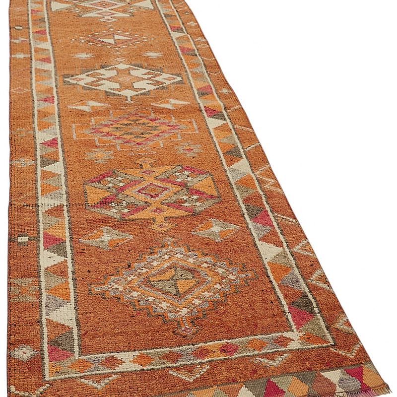 Vintage Tribal Runner Rug - 3' 1" x 11' 3" (37" x 135") - K0085186