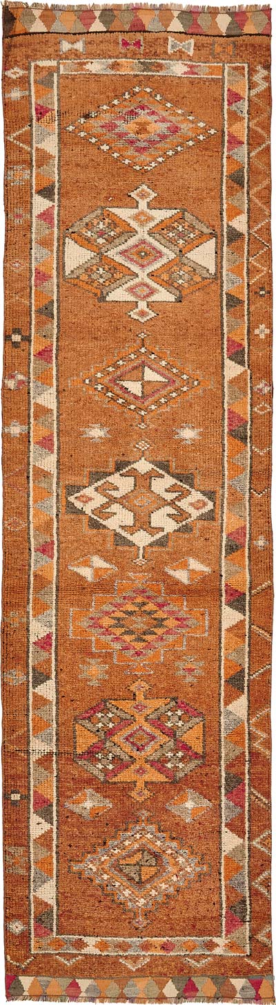 Vintage Anadolu Yolluk - 95 cm x 343 cm