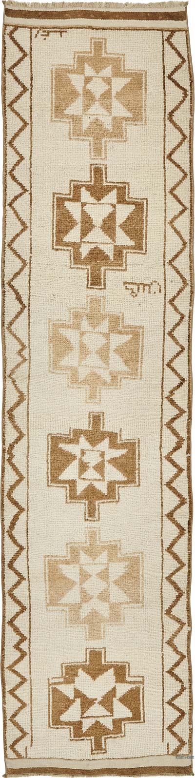 Vintage Tribal Runner Rug - 2' 10" x 11' 5" (34" x 137")