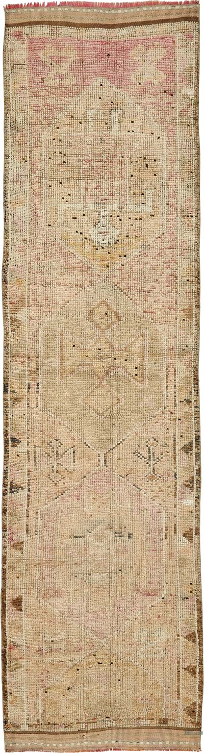 Vintage Tribal Runner Rug - 2' 9" x 10' 6" (33" x 126")