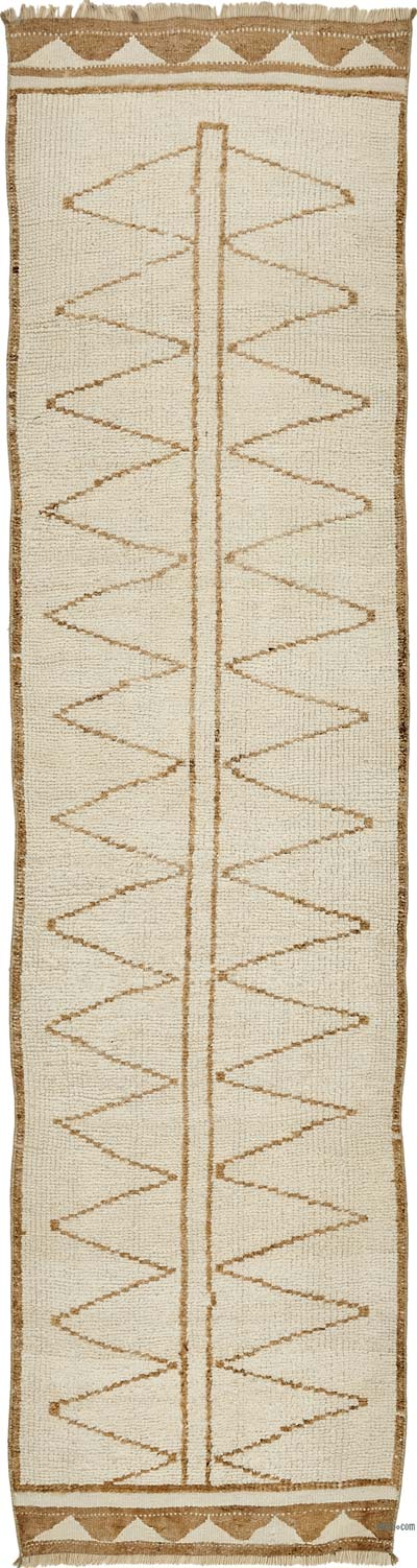 Vintage Tribal Runner Rug - 2' 11" x 11'  (35" x 132")
