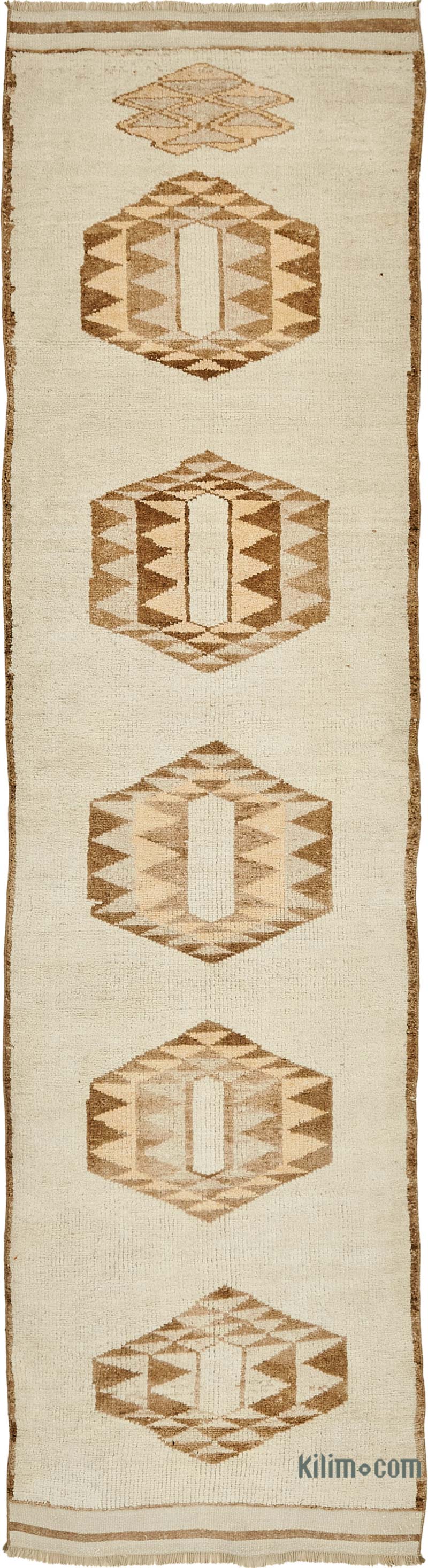 Vintage Tribal Runner Rug - 3' 2" x 12' 4" (38" x 148") - K0085201