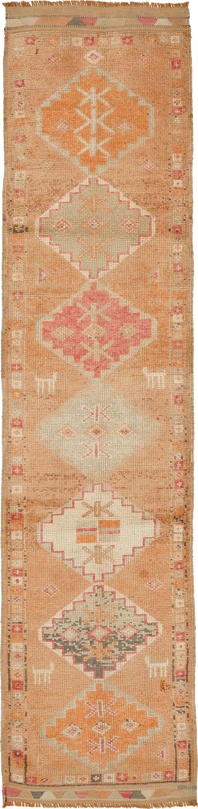 Vintage Tribal Runner Rug - 2' 7" x 11' 8" (31" x 140")