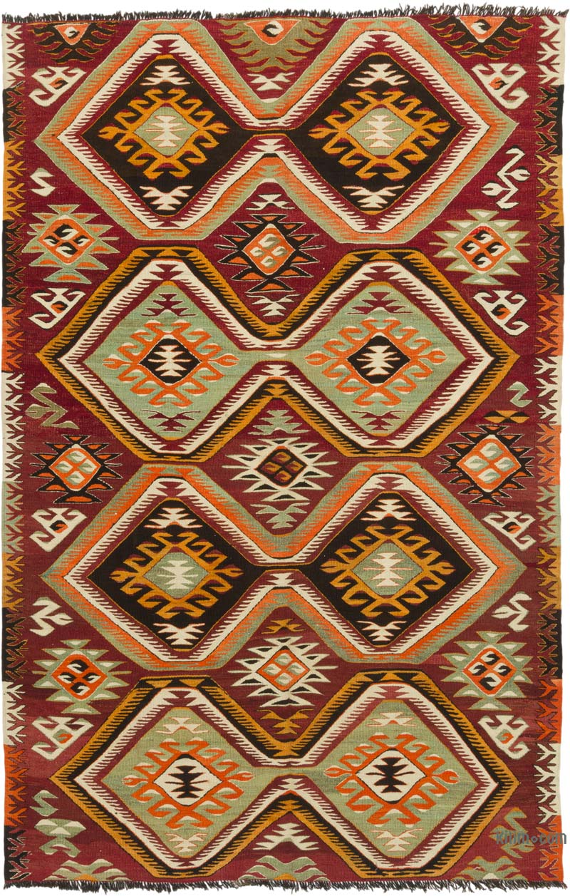 Vintage Mut Kilim Rug - 6'  x 9' 1" (72" x 109") - K0085207