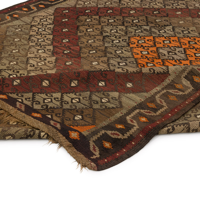 Alfombra Vintage Bayburt Kilim - 198 cm x 347 cm - K0085215