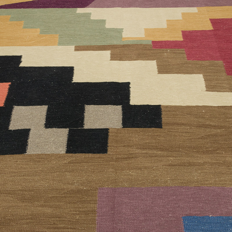 Yeni Kök Boya El Dokuma Kilim - 155 cm x 212 cm - K0085218