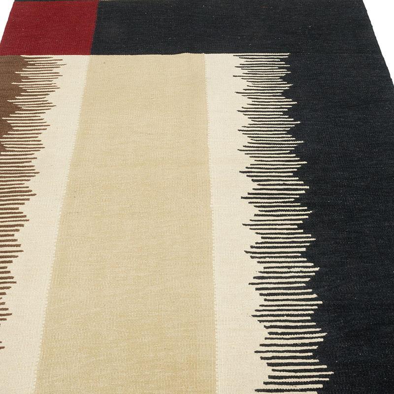 New Handwoven Turkish Kilim Rug - 4'  x 6' 2" (48" x 74") - K0085219