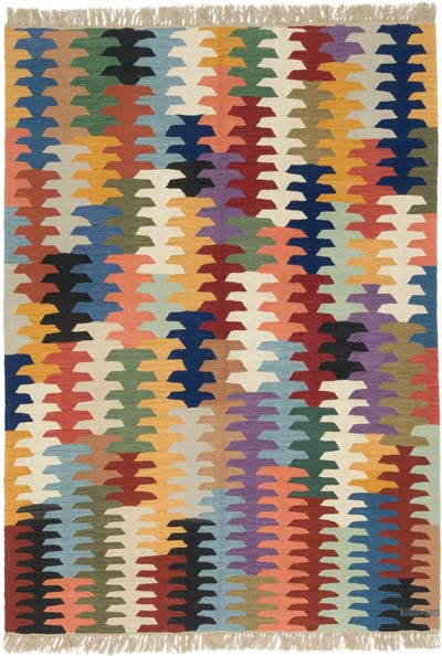 Yeni Kök Boya El Dokuma Kilim - 158 cm x 222 cm