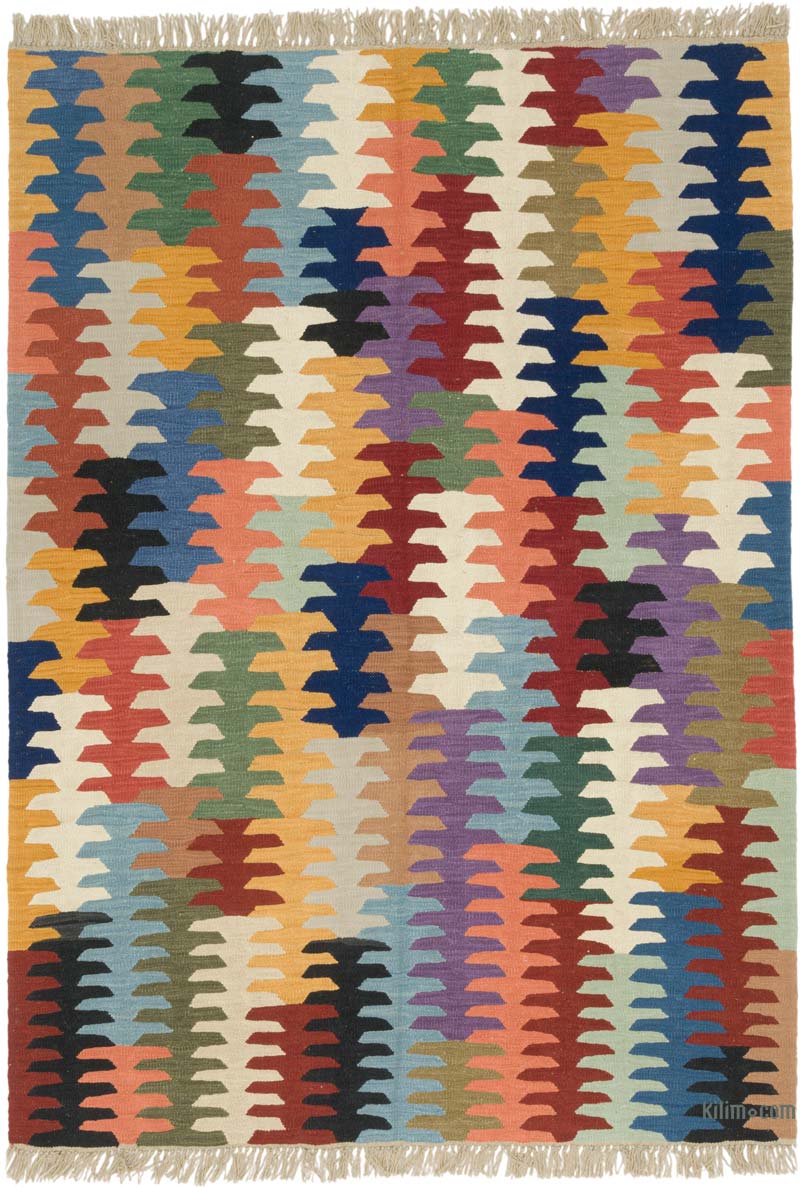 Yeni Kök Boya El Dokuma Kilim - 158 cm x 222 cm - K0085224