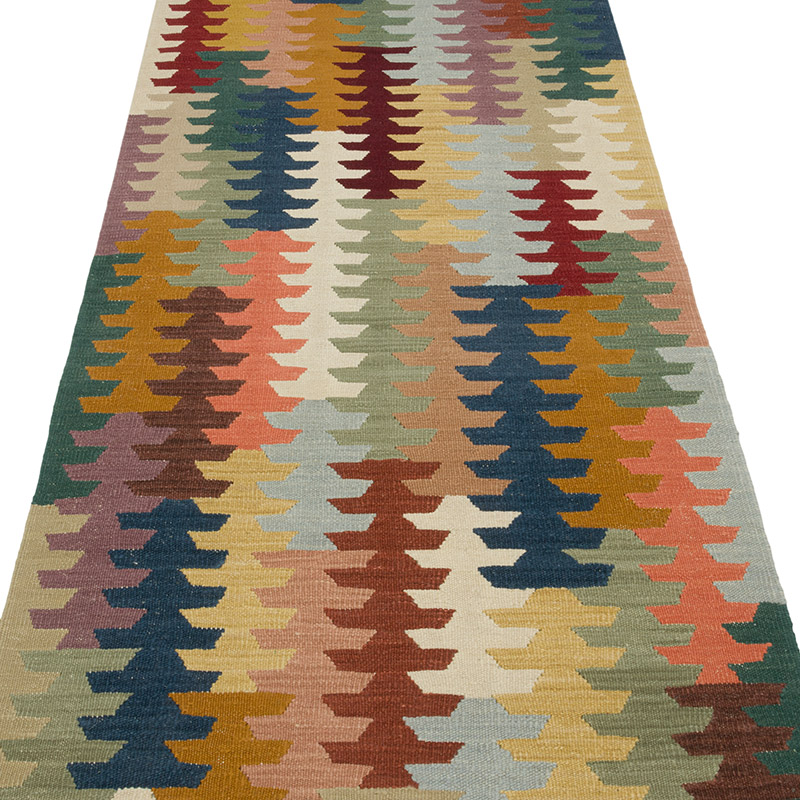 Yeni Kök Boya El Dokuma Kilim - 87 cm x 410 cm - K0085225