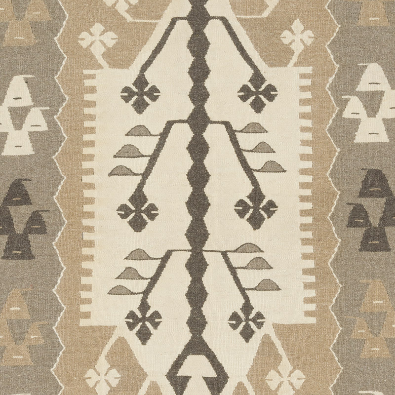 New Handwoven Turkish Kilim Rug - 3' 8" x 5' 5" (44" x 65") - K0085227