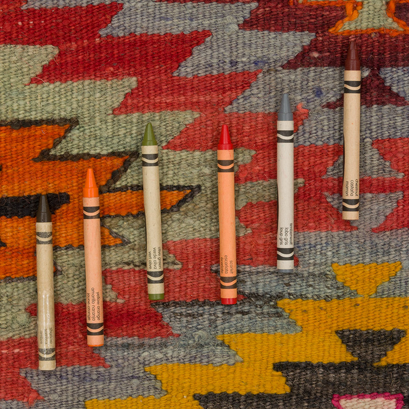 Vintage Denizli Kilim Rug - 5' 11" x 10' 8" (71" x 128") - K0085229