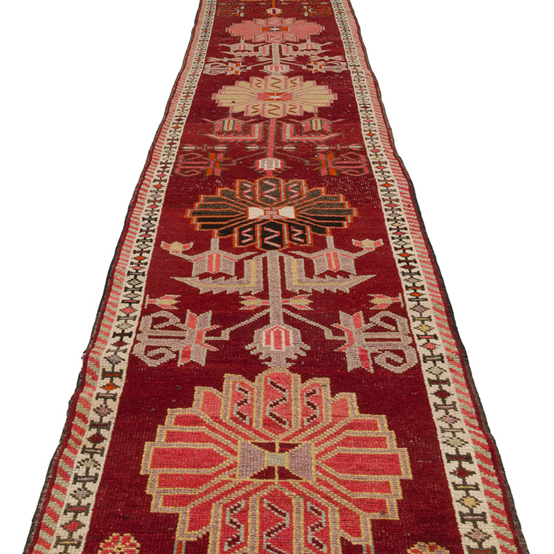 Vintage Tribal Runner Rug - 2' 10" x 15' 7" (34" x 187") - K0085280