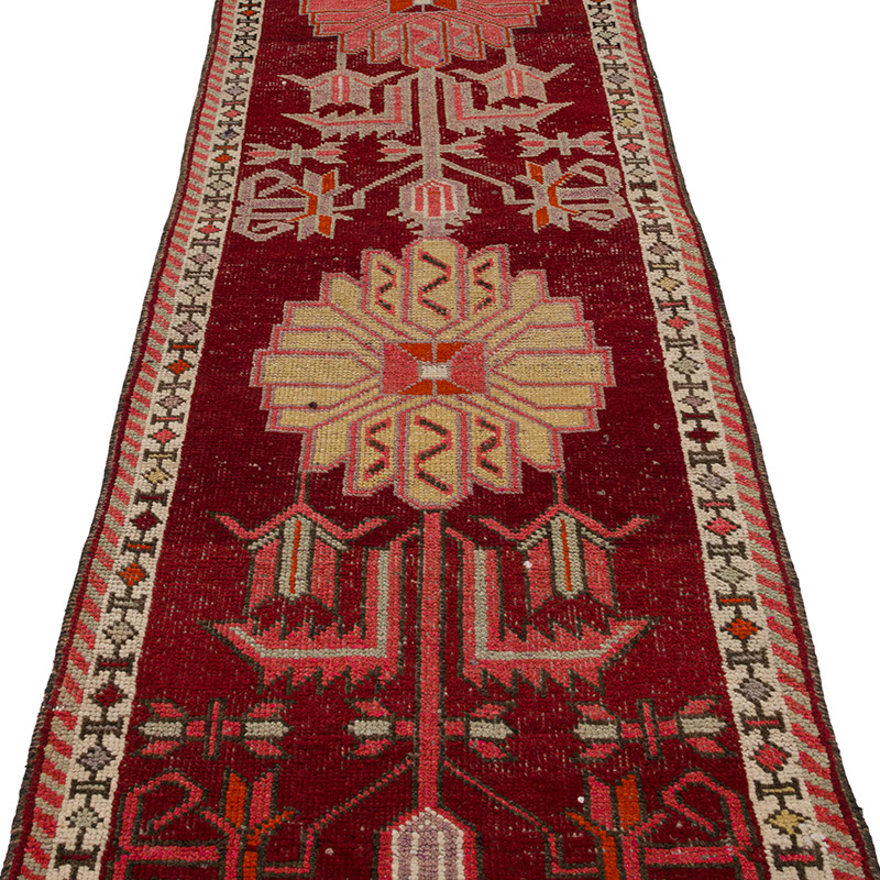 Vintage Tribal Runner Rug - 2' 10" x 15' 7" (34" x 187") - K0085280