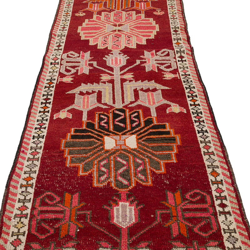 Vintage Tribal Runner Rug - 2' 10" x 15' 7" (34" x 187") - K0085280